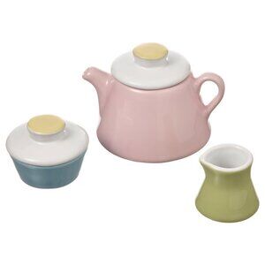 IKEA DUKTIG 3-piece tea playset, mixed colors